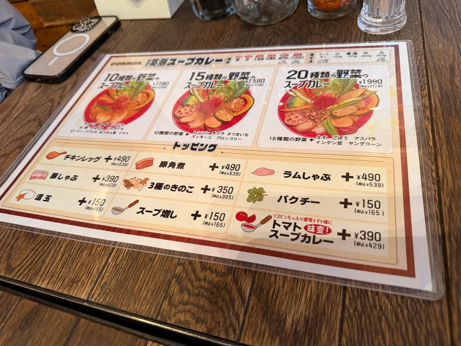 Cosmos 菜單照片 9